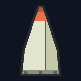 The Slim Aerocone as drawn in the hangar.