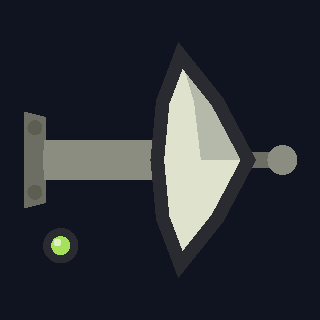 The CD-3 Deep Space Dish as drawn in the hangar.