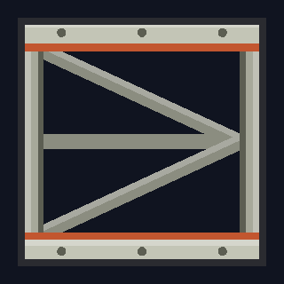 The BX-6 Stack Truss as drawn in the hangar.