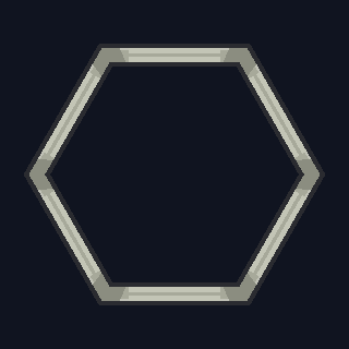 The BR-6 Hex Frame as drawn in the hangar.