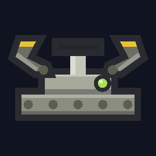 The Grappling Claw as drawn in the hangar.