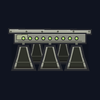 The Nine Cluster as drawn in the hangar.