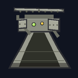 The Giant Engine as drawn in the hangar.