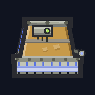The Ion Engine as drawn in the hangar.