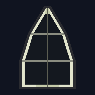 The Payload Fairing as drawn in the hangar.