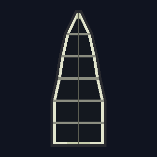 The Contoured Fairing as drawn in the hangar.
