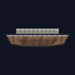 The Heat Shield L as drawn in the hangar.
