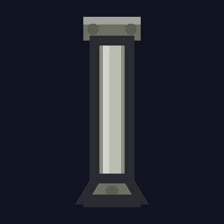 The LT-1 Landing Strut as drawn in the hangar.