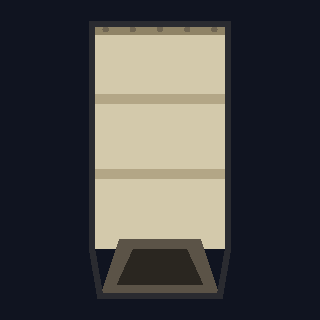 The Solid Booster as drawn in the hangar.